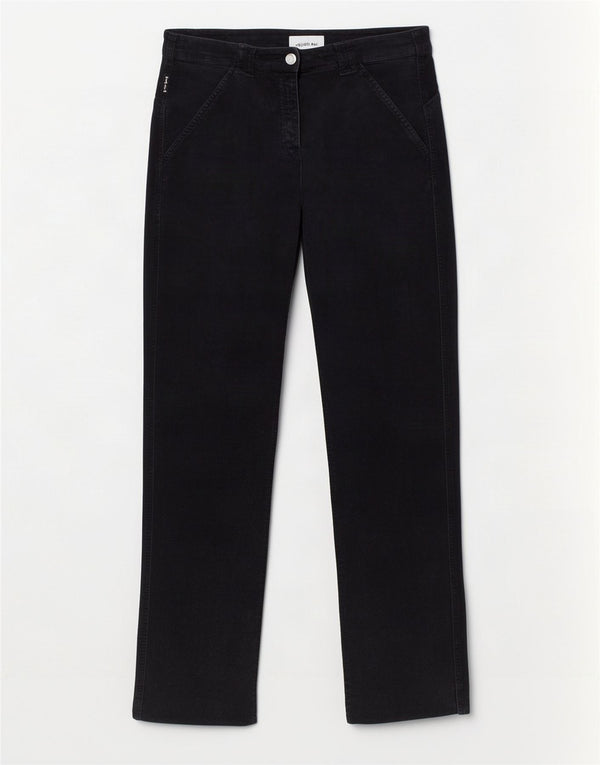 Pantaloni casual drepti pentru femei Armani L31 L35 bleumarin