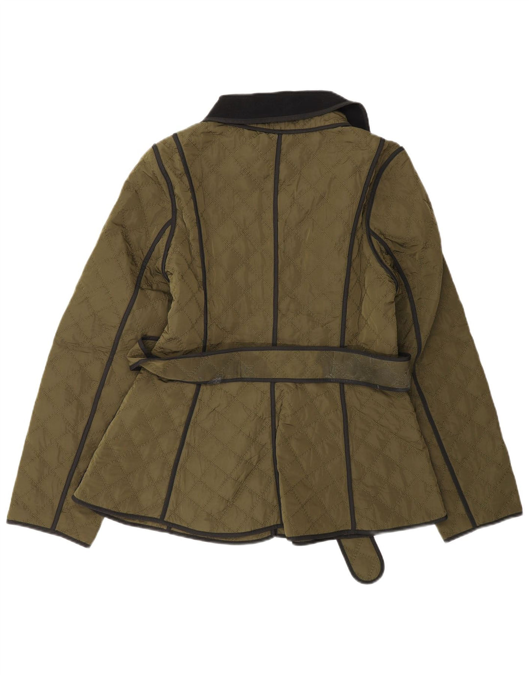 Jachetă matlasată pentru femei Karen Millen UK 8 Poliester verde mic