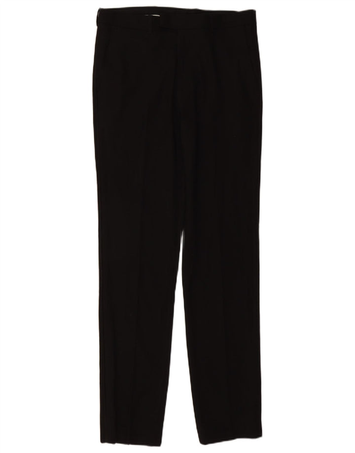 Marks & Spencer Pantaloni de costum slim pentru bărbați L32 L33 Poliester negru