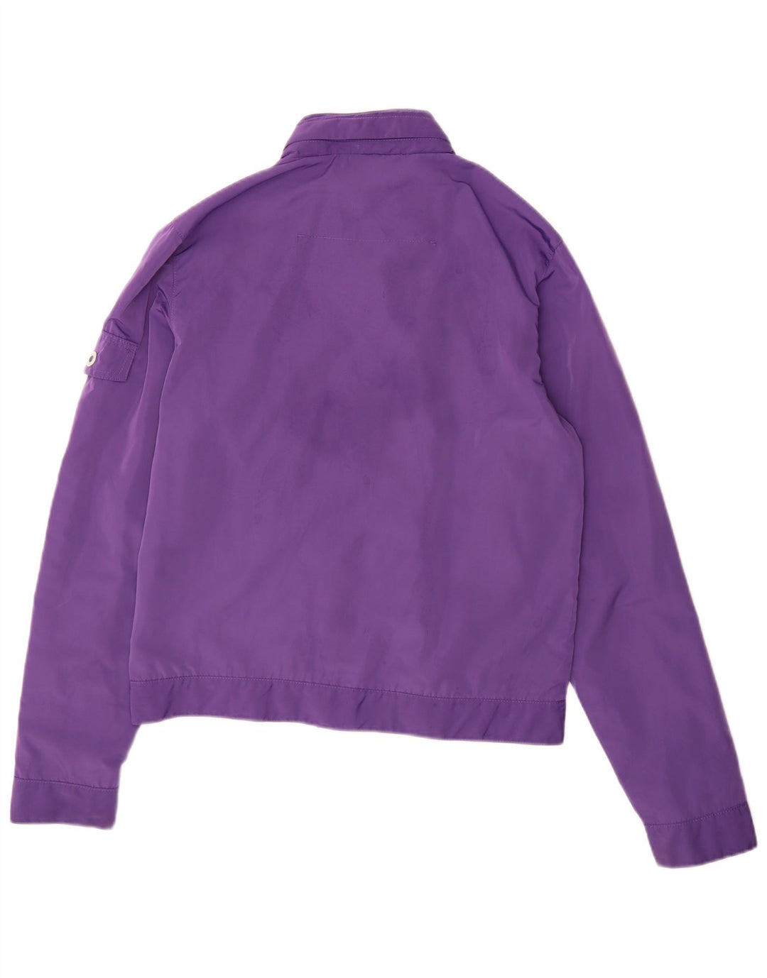 Calvin Klein Jeans Jachetă Bomber cu grafică pentru femei UK 14 Mov mediu
