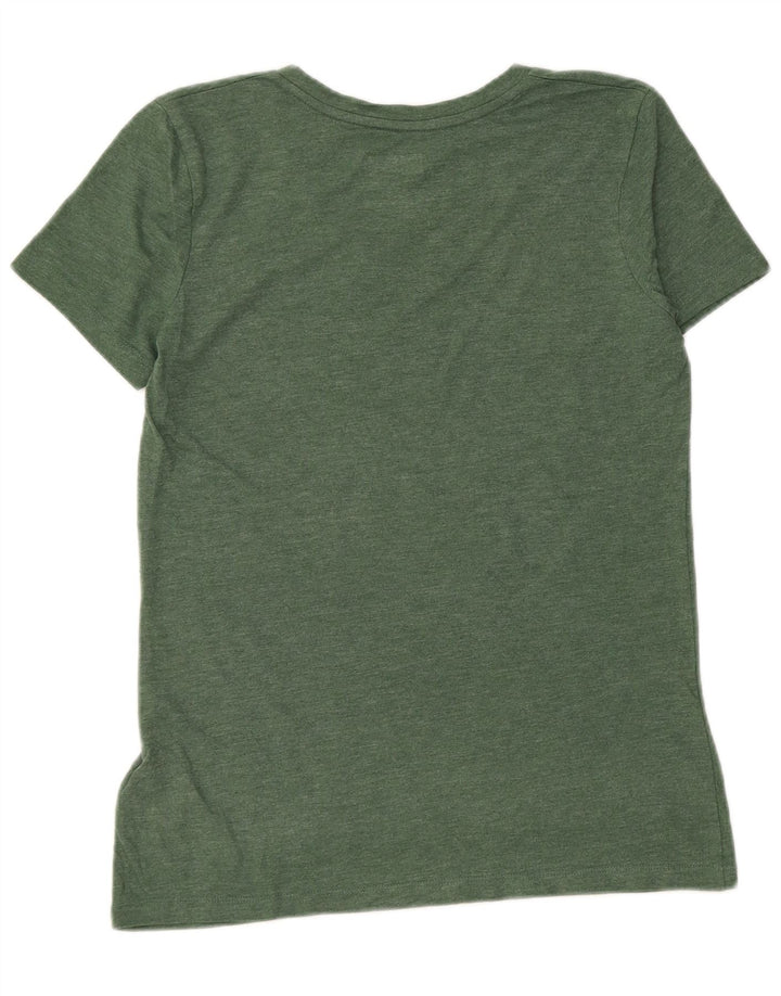 NFL TEAM APPAREL Womens Packers Graphic T-Shirt Top UK 10 Small Green