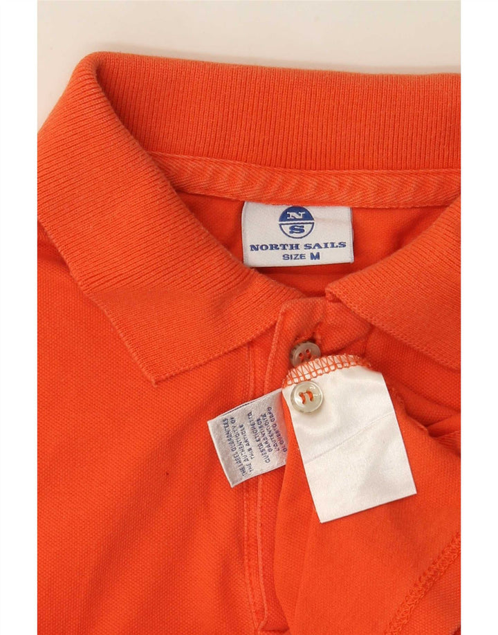 Tricou polo North Sails pentru bărbați, bumbac portocaliu mediu