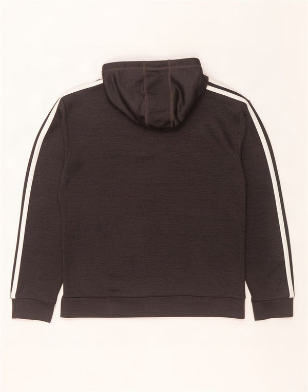 Pulover pentru băieți Adidas Graphic Hoodie 12-13 ani mare poliester gri