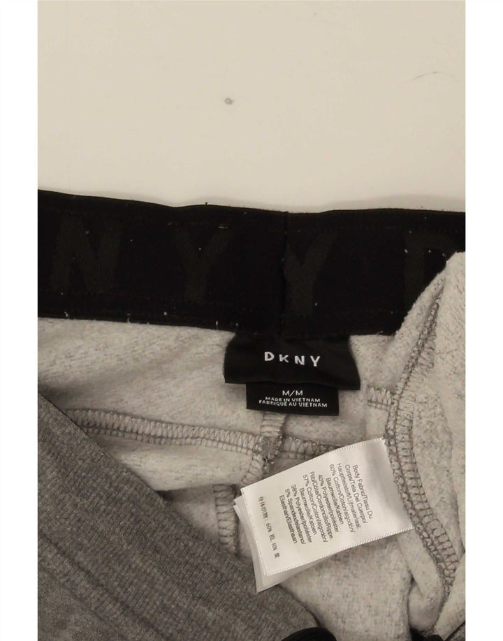 Dkny Mens Graphic Tracksuit Trousers Joggers Medium  Grey Flecked Cotton