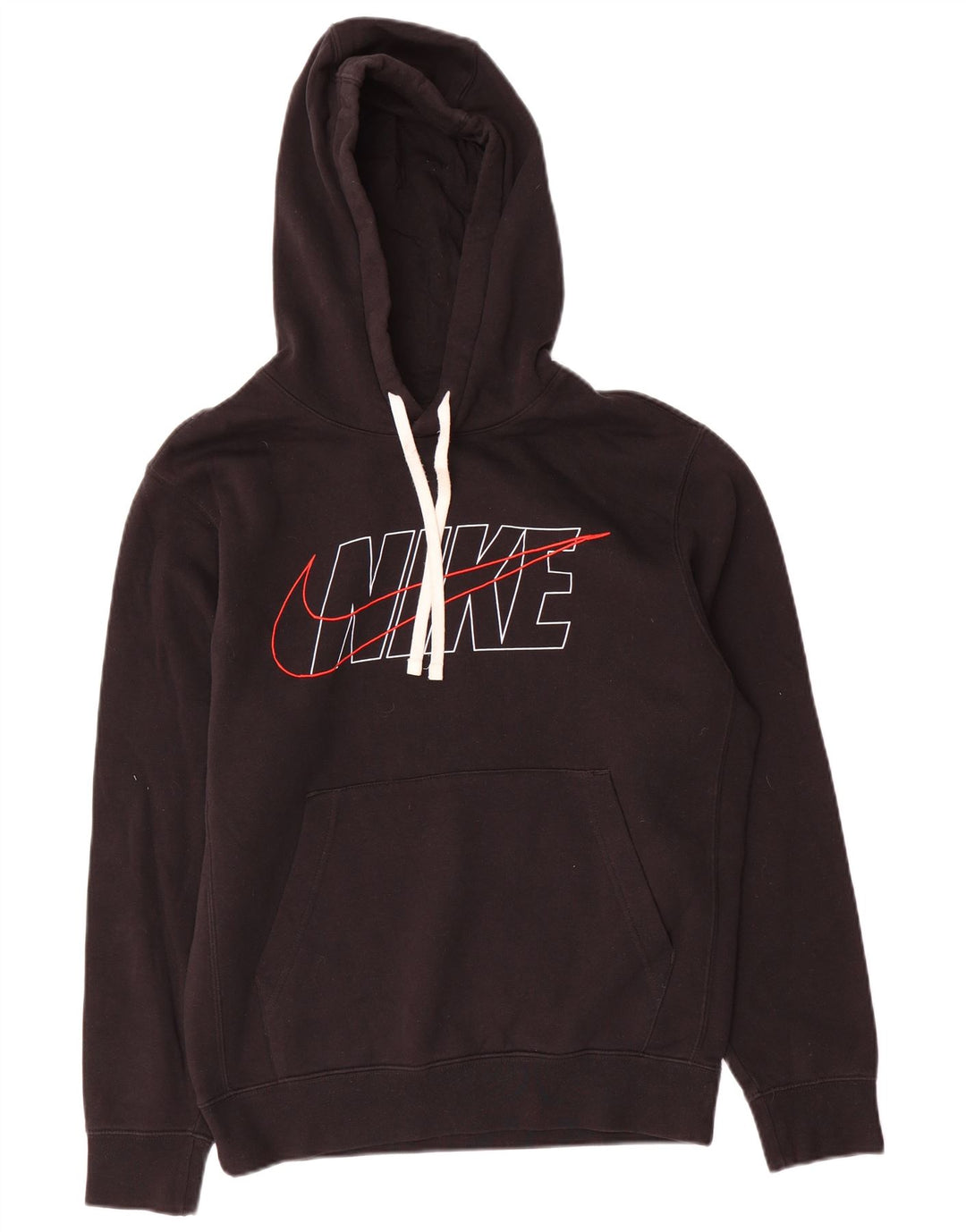 Pulover Nike Grafic pentru bărbați, bumbac mic, negru