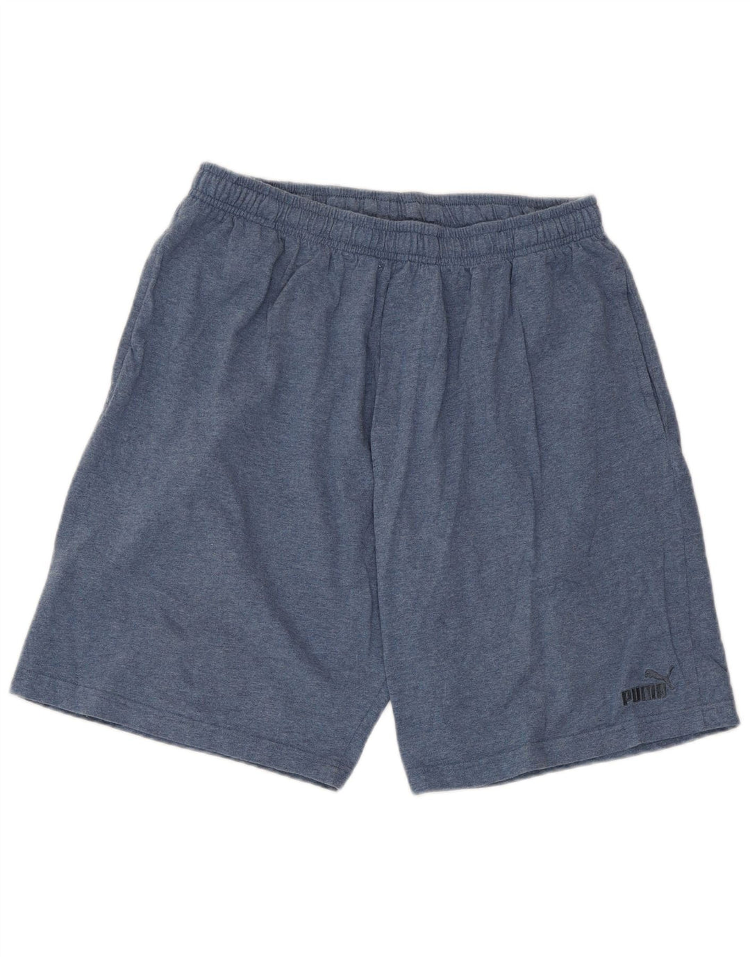 Pantaloni scurți sport pentru bărbați Puma, mari, albastru, bumbac cu pete