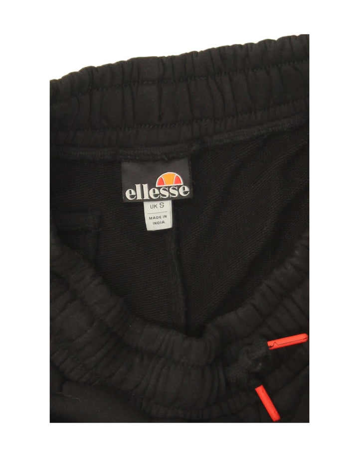 Pantaloni scurți sport Ellesse pentru bărbați, bumbac cu dungi negre mici