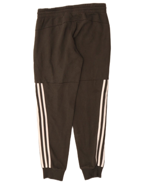 Pantaloni de trening Adidas pentru femei Joggeri UK 4/6 XS Kaki Bumbac