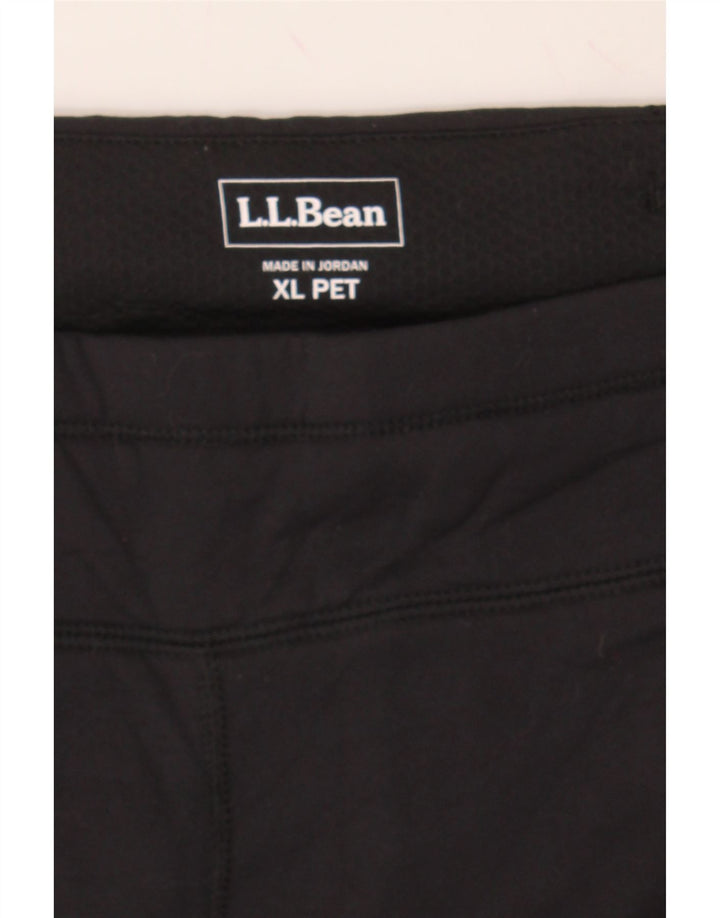 L.L.BEAN Womens Tracksuit Trousers UK 18 XL Black Polyester Vintage L.L.Bean and Second-Hand L.L.Bean from Messina Hembry 