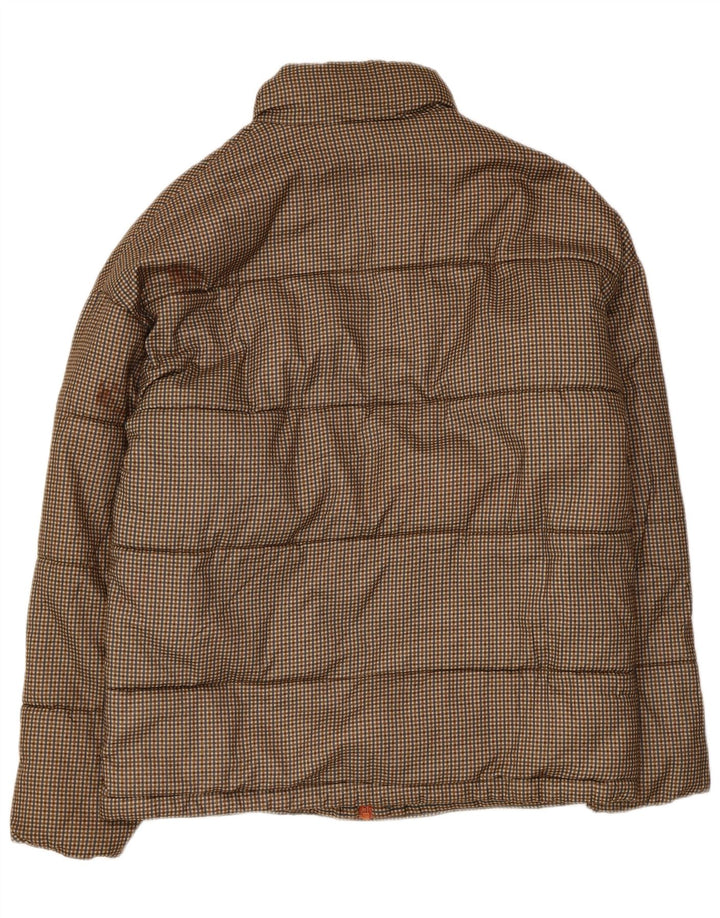 Jachetă căptușită pentru bărbați Jack & Jones UK 36 mic, maro, poliester