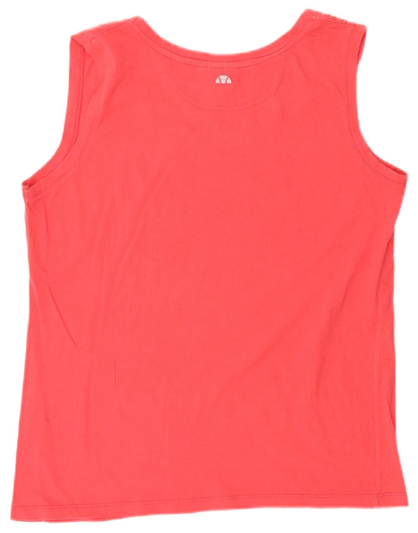 Vestă cu grafică pentru femei Ellesse, UK 20 2XL, bumbac roz