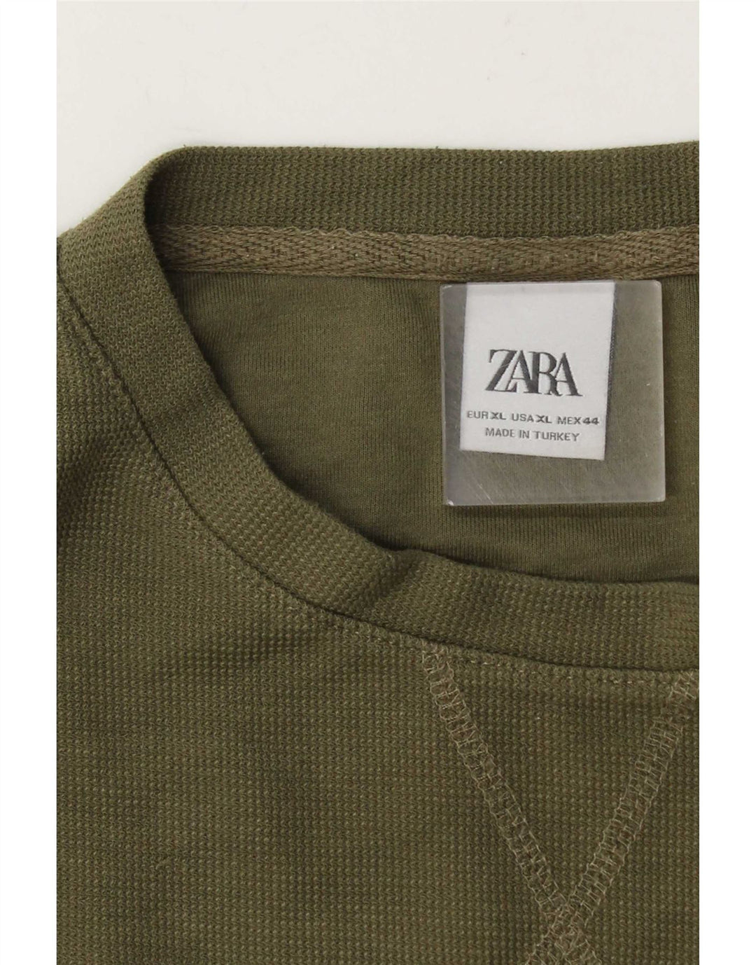 Tricou pentru bărbați Zara Top XL Kaki