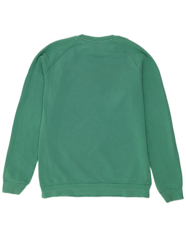 Hanorac pentru bărbați Adidas Jumper mare, verde, bumbac