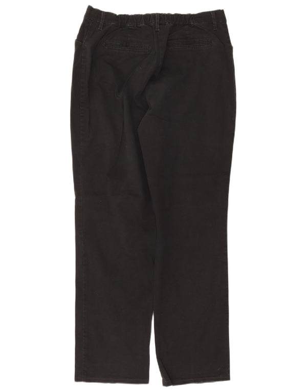 Pantaloni casual drepti pentru femei Lee US 14 XL W36 L30 bleumarin bumbac