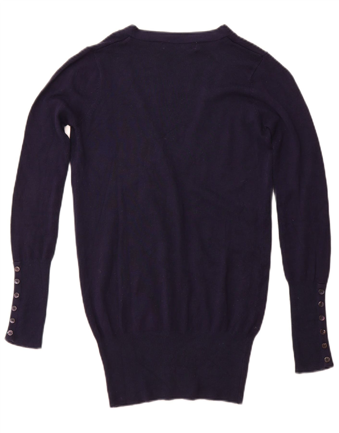 Pulover cardigan pentru femei ZARA UK 10 mic, bleumarin, raion