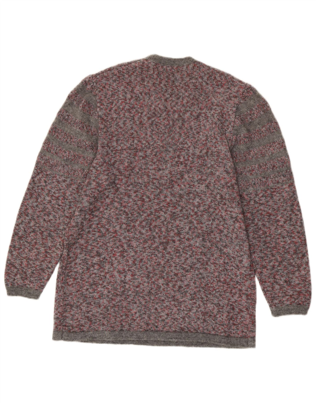 Pulover VINTAGE pentru damă cu decolteu rotund, mare, multicolor, pete