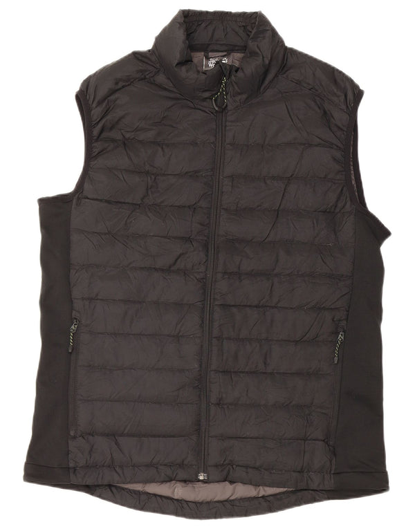 Jack Wolfskin Gilet căptușit pentru bărbați UK 34 XS Poliester negru