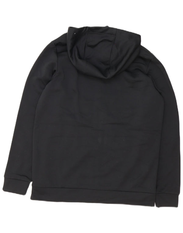 Pulover Nike pentru bărbați Therma-Fit, cu fermoar, poliester mediu negru