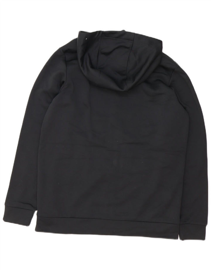 Pulover Nike pentru bărbați Therma-Fit, cu fermoar, poliester mediu negru