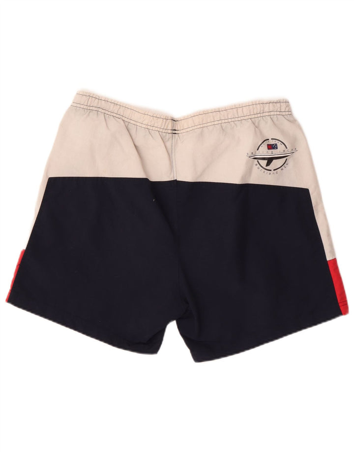 Pantaloni scurți de înot grafic Asics pentru bărbați, mari, albastru, poliamidă color bloc