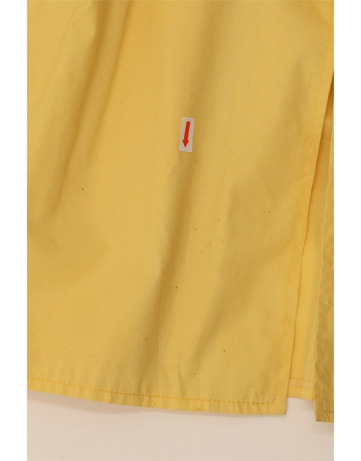 VINTAGE Womens A-Line Skirt W30 Medium Yellow Cotton Vintage Vintage and Second-Hand Vintage from Messina Hembry 