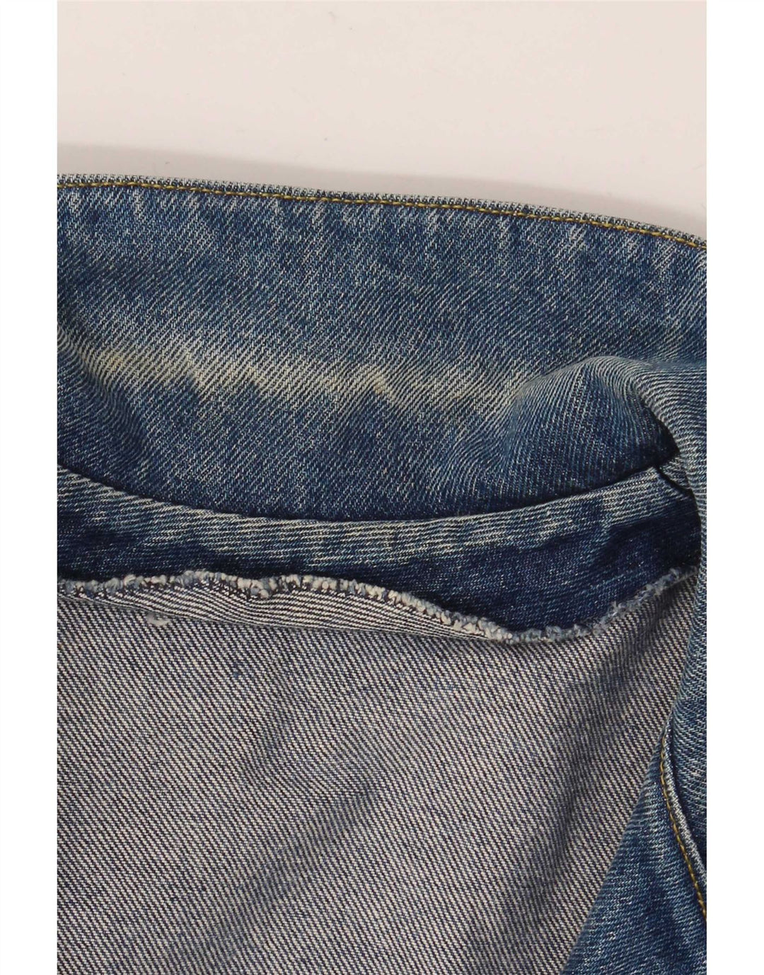 Jachetă vintage pentru femei, supradimensionată, cu 2 nasturi, din denim, UK 18 XL, albastru