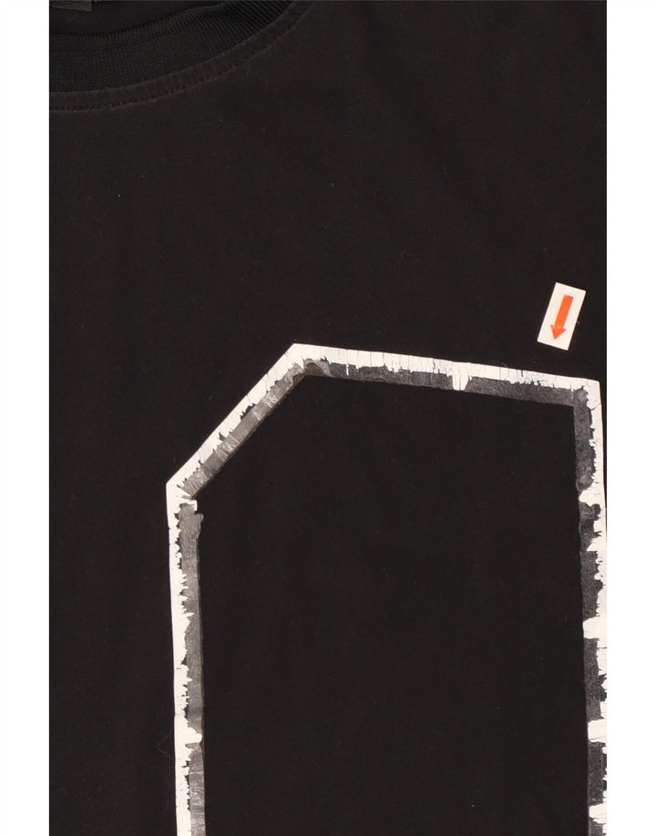 Armani Exchange Tricou Bărbați Top Mediu Negru