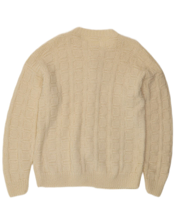 Cardigan Vintage pentru bărbați, mare, bej
