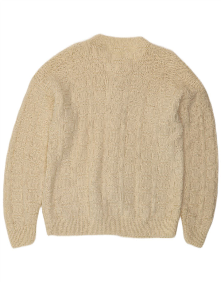 Cardigan Vintage pentru bărbați, mare, bej