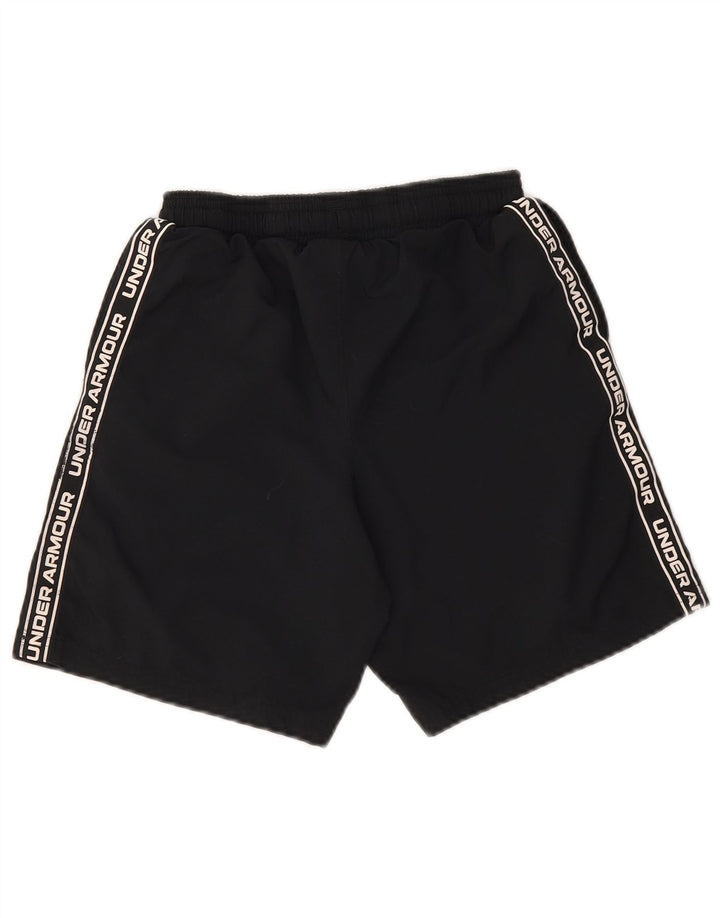 Pantaloni scurți sport grafic Under Armour pentru băieți 7-8 ani negru