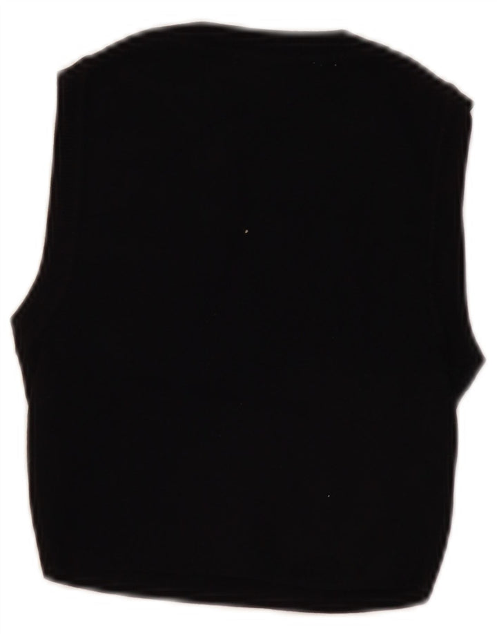 Top Vest Crop pentru Damă Zara UK 8 Small Black Viscose