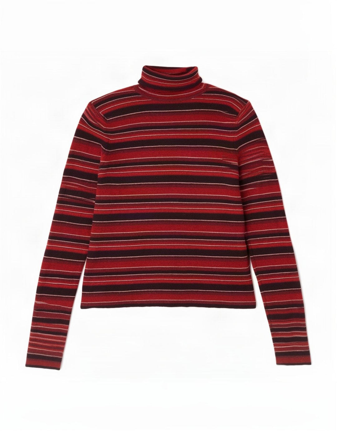 Pulover Brooks Brothers pentru femei cu gât rulat, cu dungi roșii medii UK 12