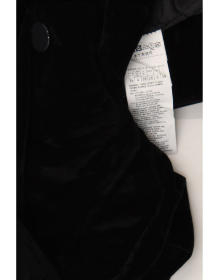 SPORTMAX Womens Crop Double Breasted Blazer Jacket UK 6 XS  Navy Blue Vintage Sportmax and Second-Hand Sportmax from Messina Hembry 