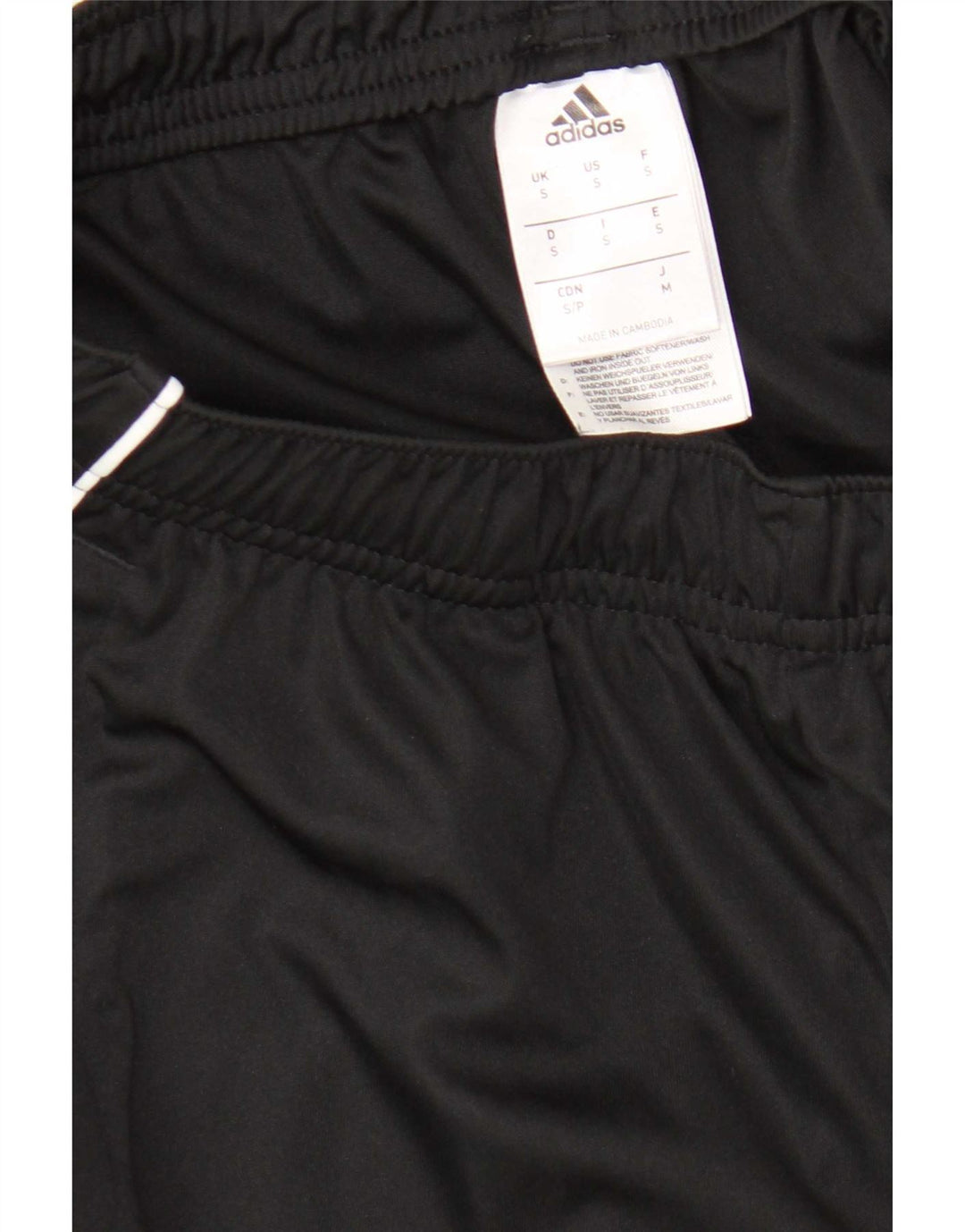 Pantaloni scurți Adidas Climalite Sport pentru bărbați, poliester negru mic