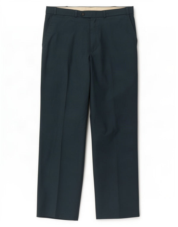 Pantaloni casual drepti pentru bărbați Marks & Spencer W36 L31 poliester bleumarin