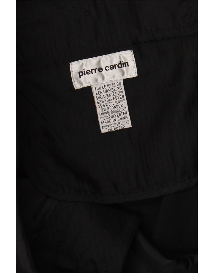 Pantaloni chino drepți pentru bărbați Pierre Cardin L36 L27 Poliester negru