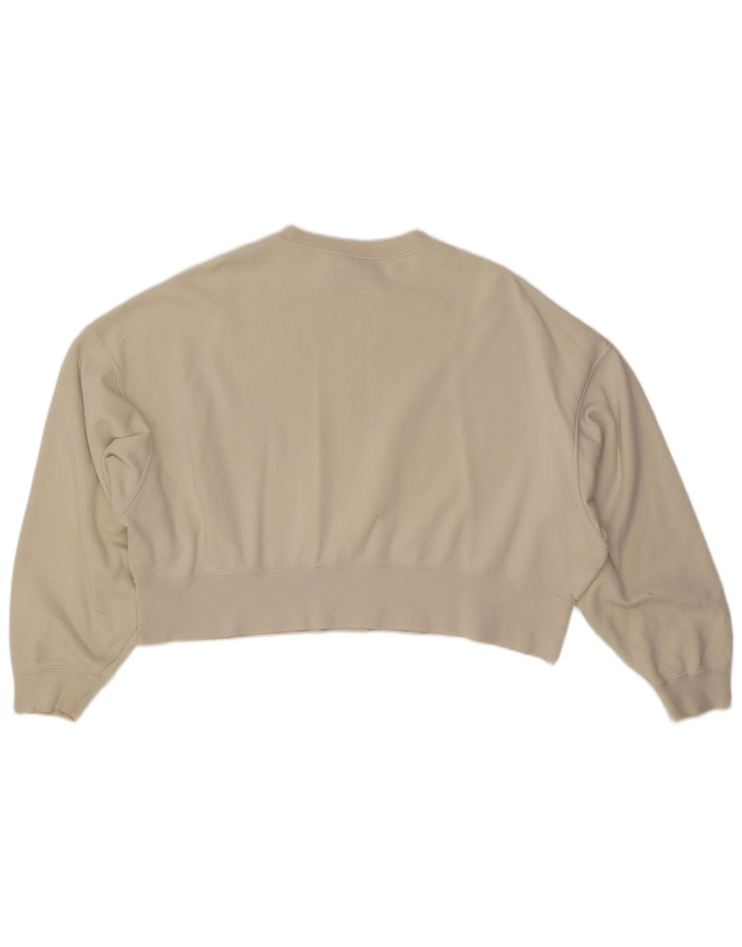 Pulover pentru damă NIKE Crop Oversized Pulover UK 10 mic bumbac alb