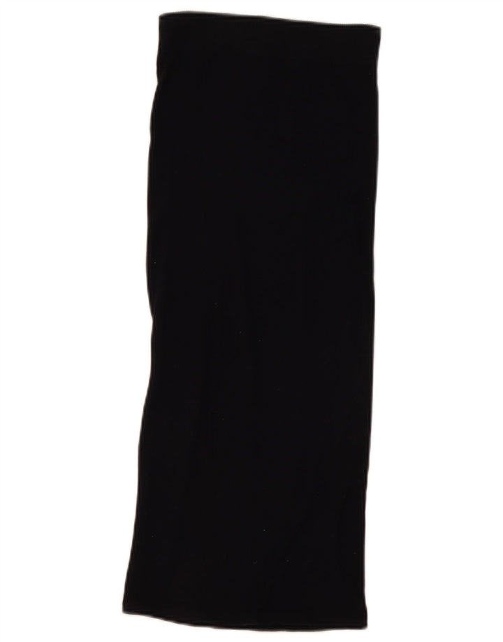 Fusta Maxi Femei Zara Mică W26 Nylon Negru