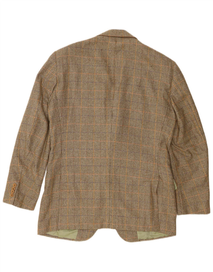 Jachetă Abla pentru bărbați, cu 2 nasturi, IT 50, lână mare, verde, cu picior de gală