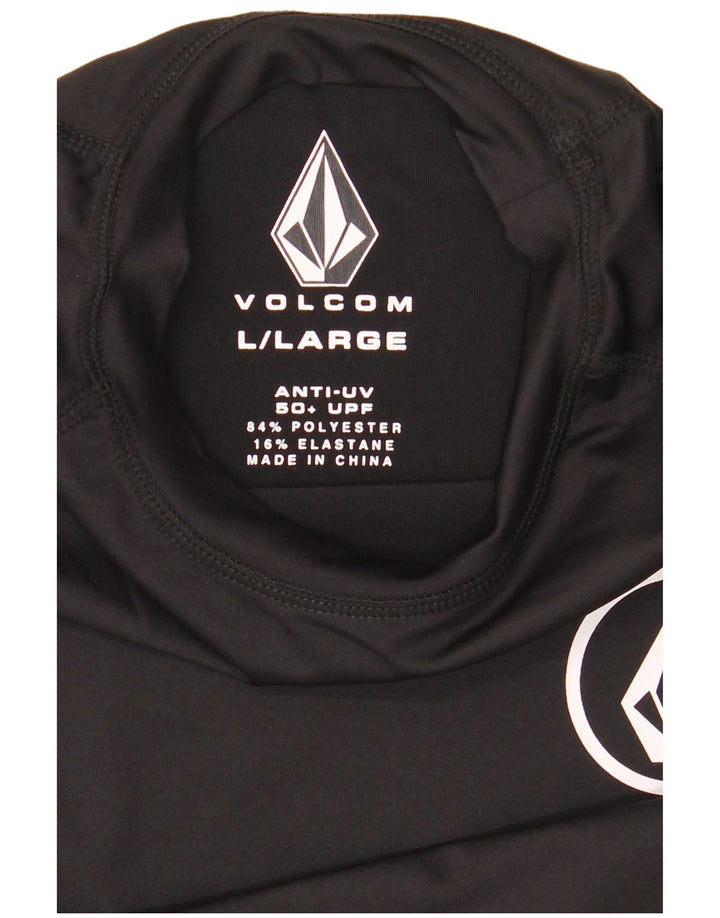 Tricou pentru bărbați Volcom Top mare poliester negru