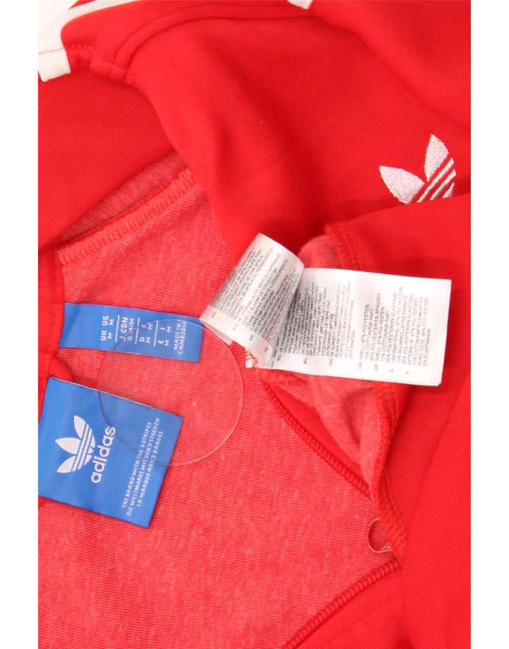 Jachetă de trening pentru bărbați Adidas, poliester roșu mediu