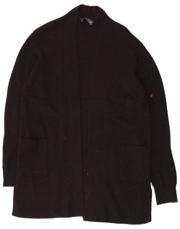 Pulover cardigan deschis pentru femei Marks & Spencer UK 14 Medium Negru