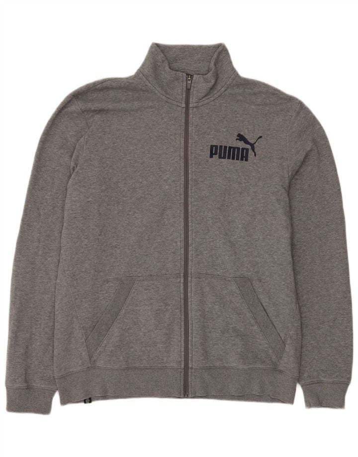 Jachetă de top pentru trening Puma pentru bărbați, XL, gri bumbac
