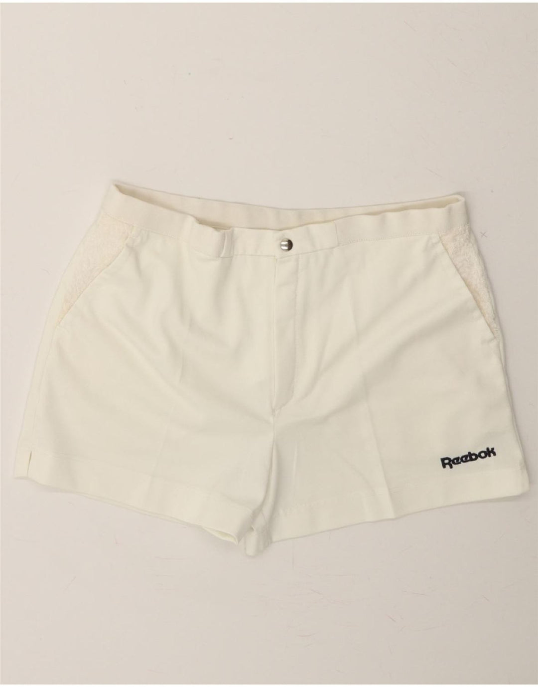 REEBOK Womens Chino Shorts XL W36 White Polyester Vintage Reebok and Second-Hand Reebok from Messina Hembry 