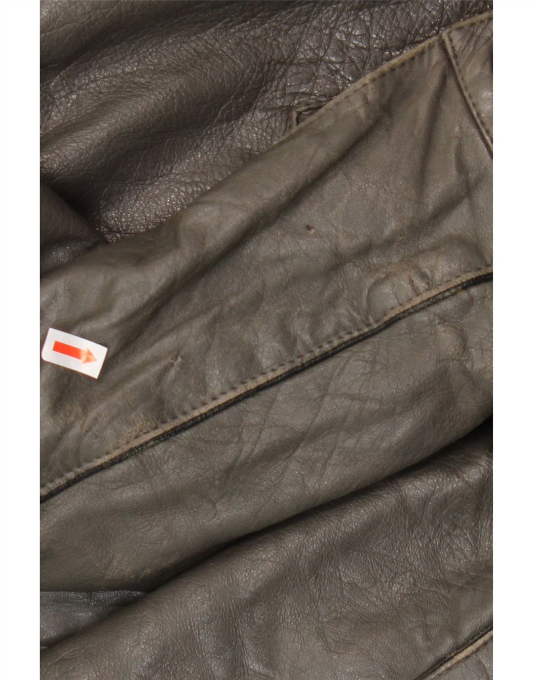 Jachetă de piele pentru bărbați VINTAGE IT 50 din piele maro mare