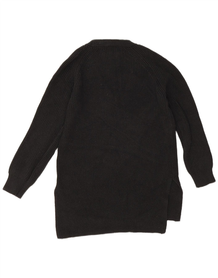 Marks & Spencer Pulover supradimensionat pentru femei cu decolteu în V UK 10 Mic Negru