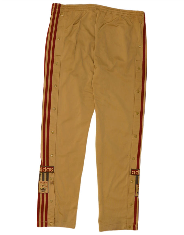 Pantaloni de trening cu grafic pentru bărbați Adidas, poliester mediu kaki