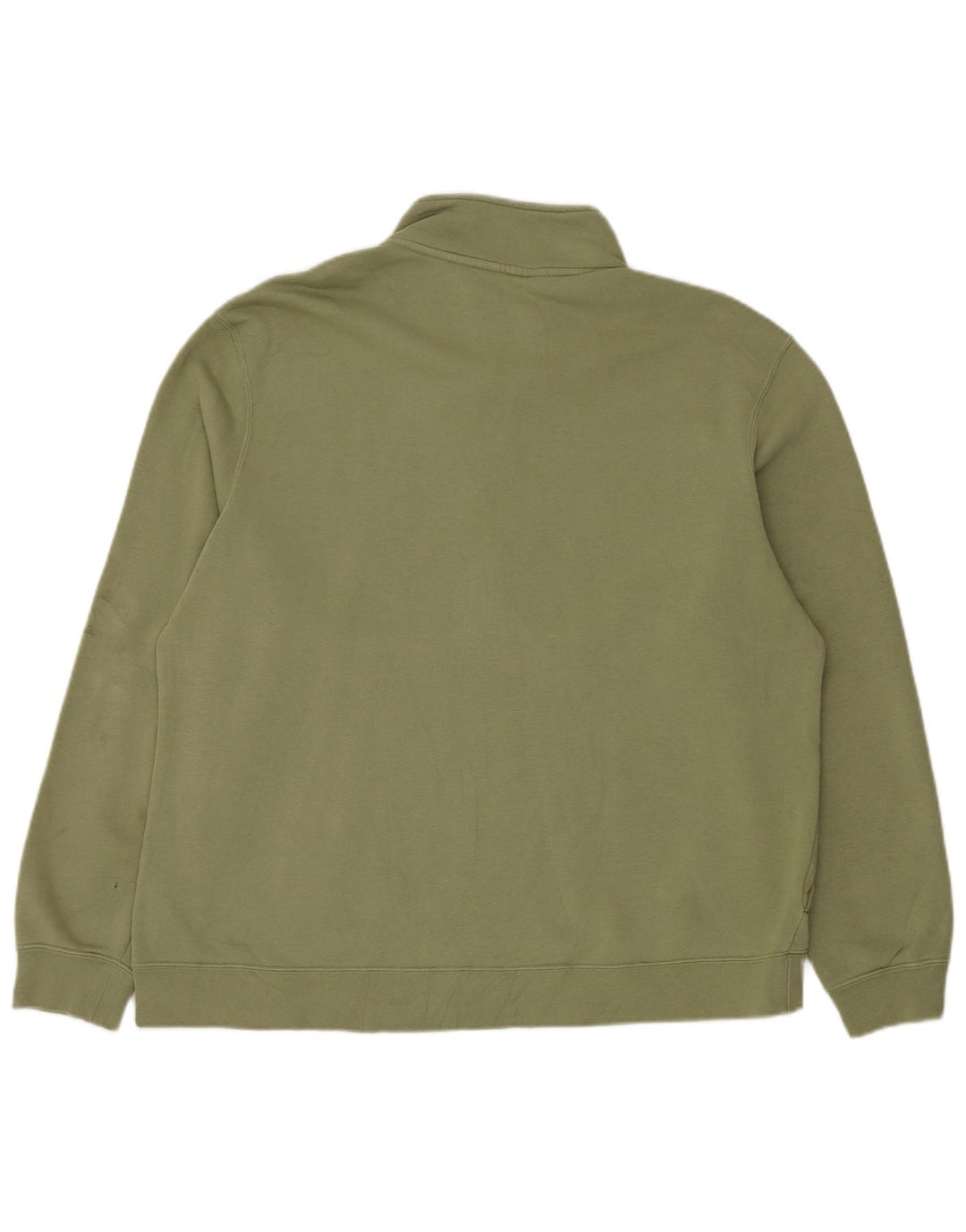 Hanorac pentru bărbați Nike, cu fermoar, cu gât, XL, bumbac verde