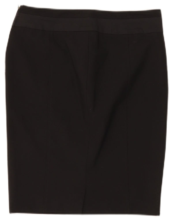 Just Cavalli Womens Pencil Skirt IT 42 Medium W28 Black Polyester