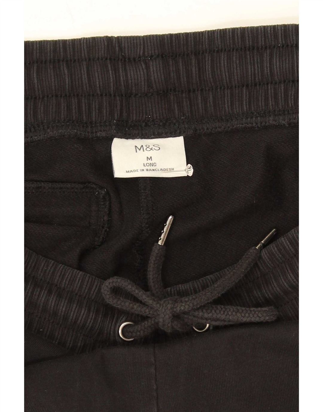 Pantaloni de trening pentru bărbați Marks & Spencer, bumbac mediu negru
